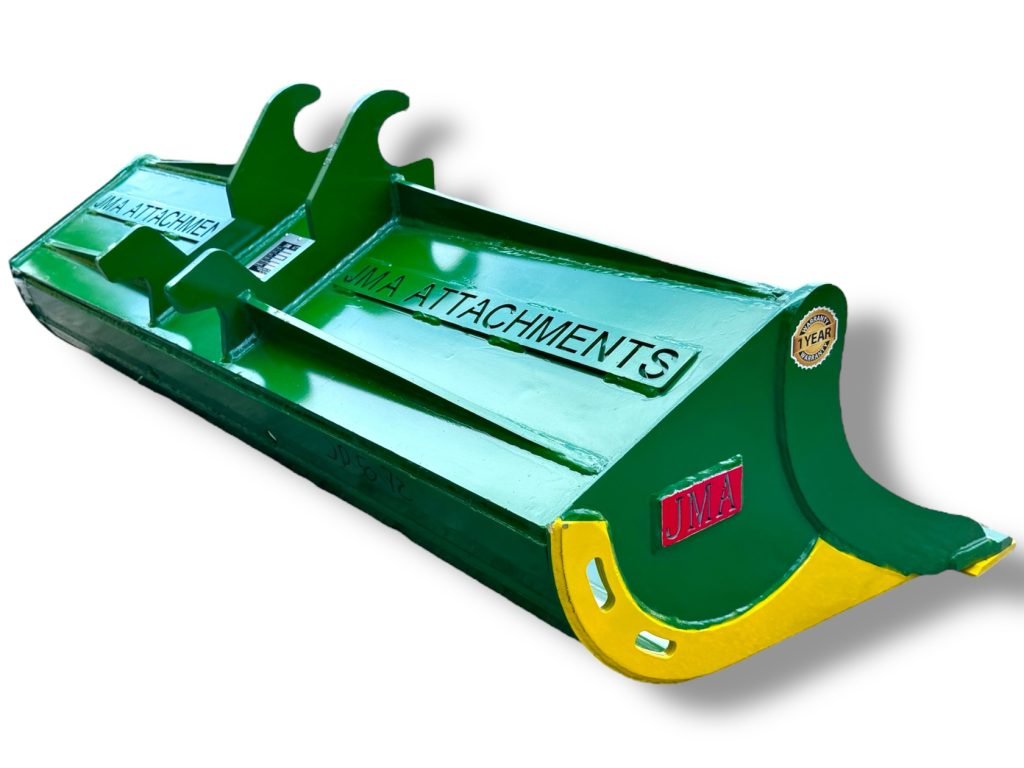 72″ Ditching Bucket John Deere Wedge Lock Coupler Style for 4 – 8.5 Tons Mini Excavators