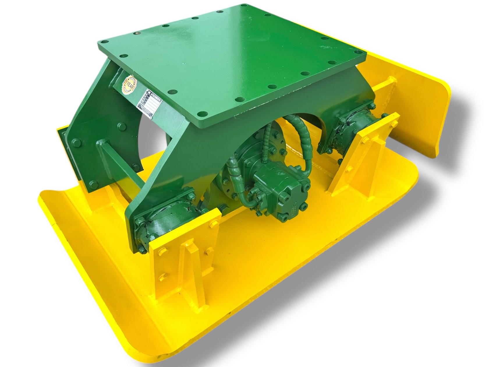 Plate Compactor for 11 – 15 Tons Excavator. 65mm Pins