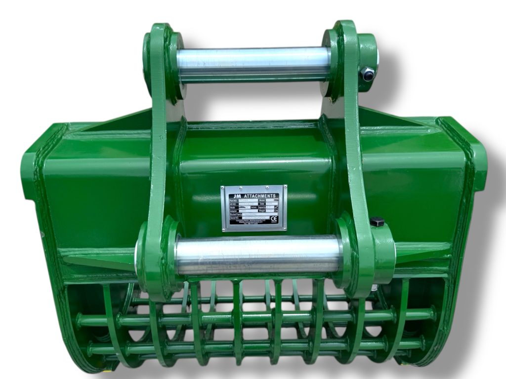 42″ Severe Duty Skeleton Bucket with Teeth for 16 – 25 Tons Excavators. 80mm Pins