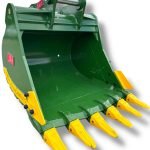 60″ Heavy Duty Digging Bucket for 29 – 48 Tons Excavators. 100mm Pins