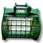 36″ Severe Duty Skeleton Bucket with Teeth for 10 – 15 Tons Excavators. 65mm Pins