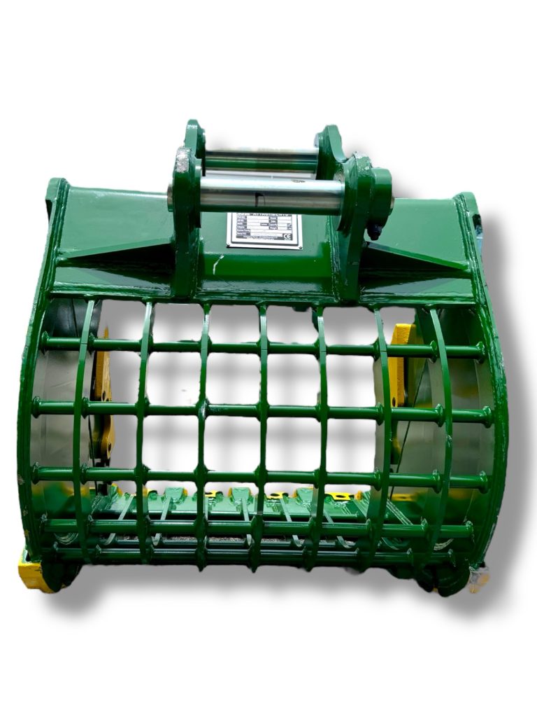 36″ Severe Duty Skeleton Bucket with Teeth for 10 – 15 Tons Excavators. 65mm Pins