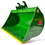 42″ Ditching Bucket John Deere Wedge Lock Coupler Style for 4 – 8.5 Tons Mini Excavators