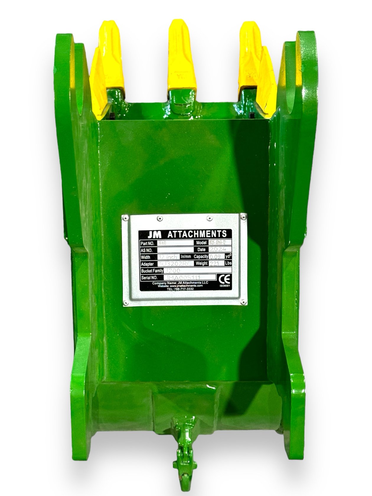 12″ Trenching Bucket John Deere Wedge Lock Coupler Style for 4 – 8.5 Tons Mini Excavators