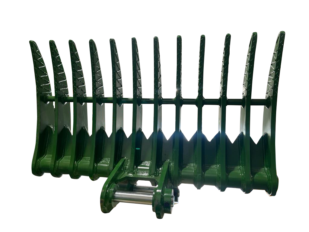 70″ Brush Rake for 10 – 15 Tons Excavators. 65mm Pins