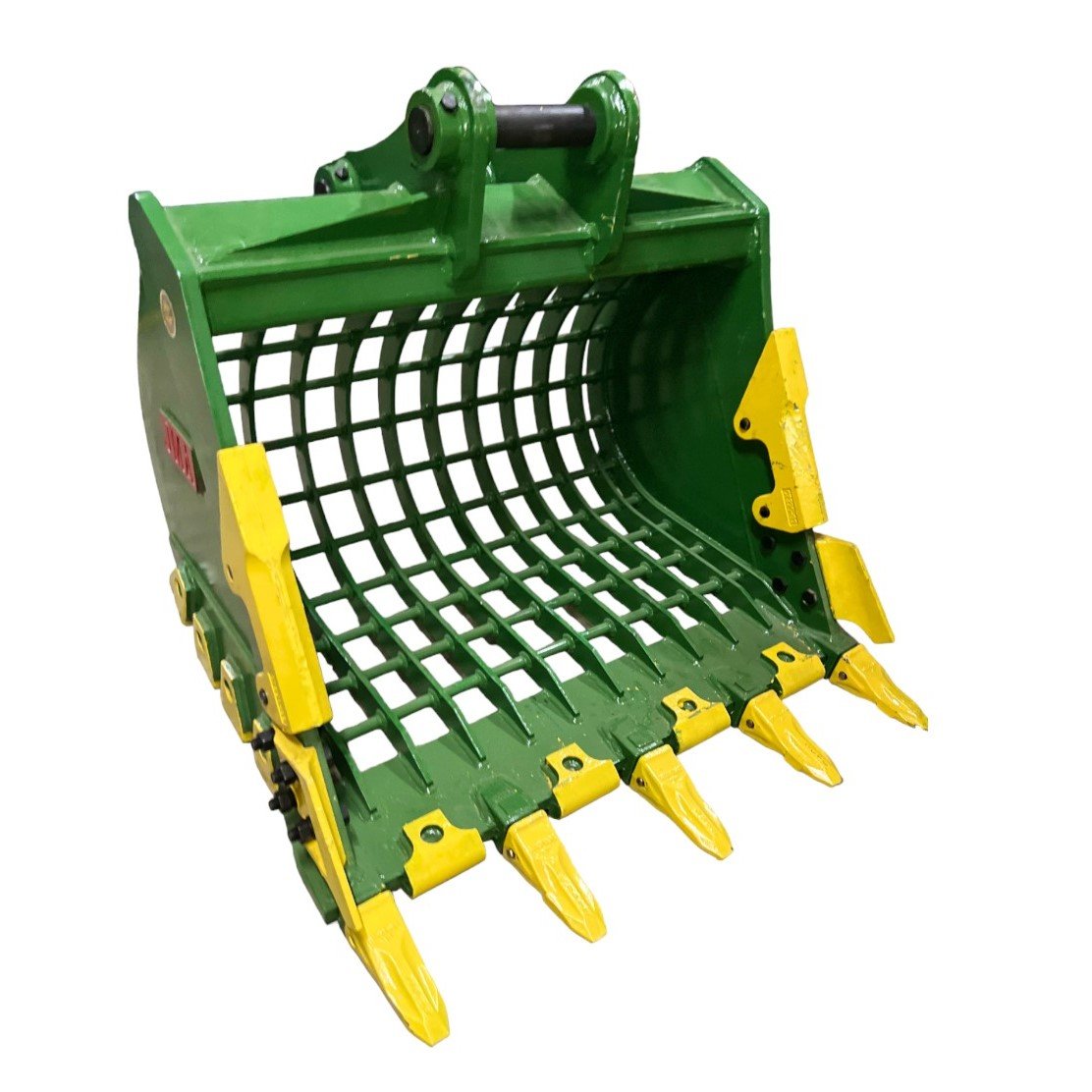 48″ Severe Duty Skeleton Bucket with Teeth for 15 – 19 Tons Excavators. 70mm Pins