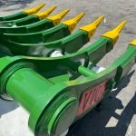 64″ Root Rake for 23 – 36 Tons Excavators. 90mm Pins