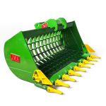 Bobcat E26 48″ Mini Excavator Skeleton Bucket with Teeth