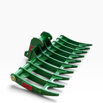 48″ Brush Rake for 3 – 9 Tons Excavators. X-Change Coupler Style
