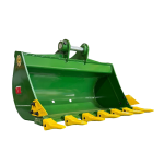 36″ Digging Bucket for 3 – 4.5 Tons Mini Excavators. 38mm Pins