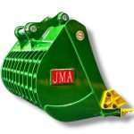 36″ Skeleton Bucket with Teeth for 7 – 10 Tons Excavators. 50mm Pins