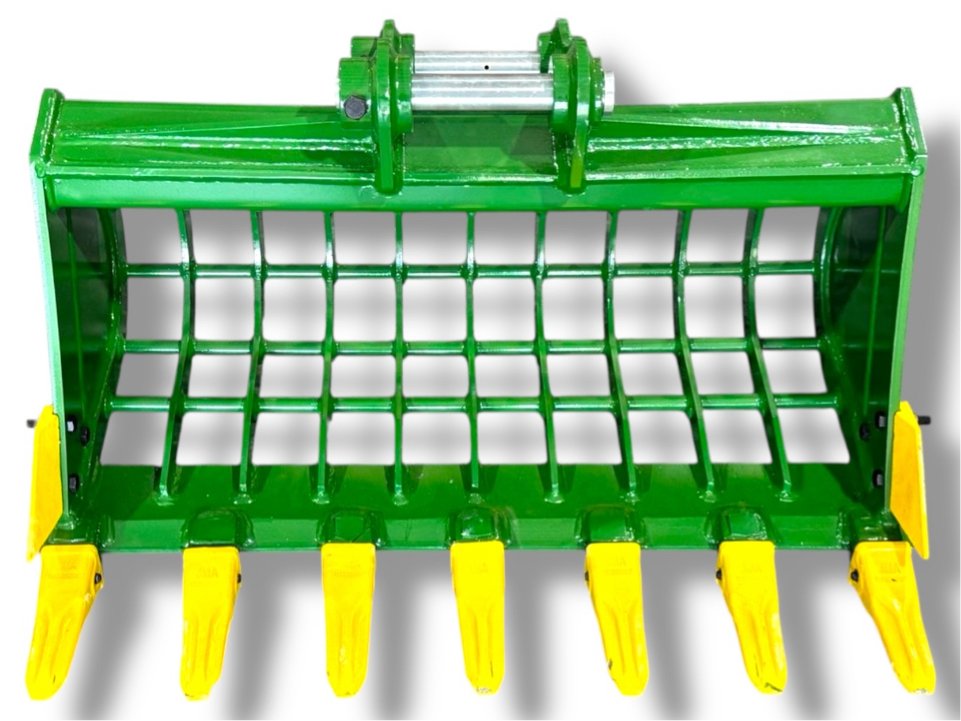 36″ Skeleton Bucket with Teeth For 3 – 4.5 Tons Mini Excavators. 40mm Pin