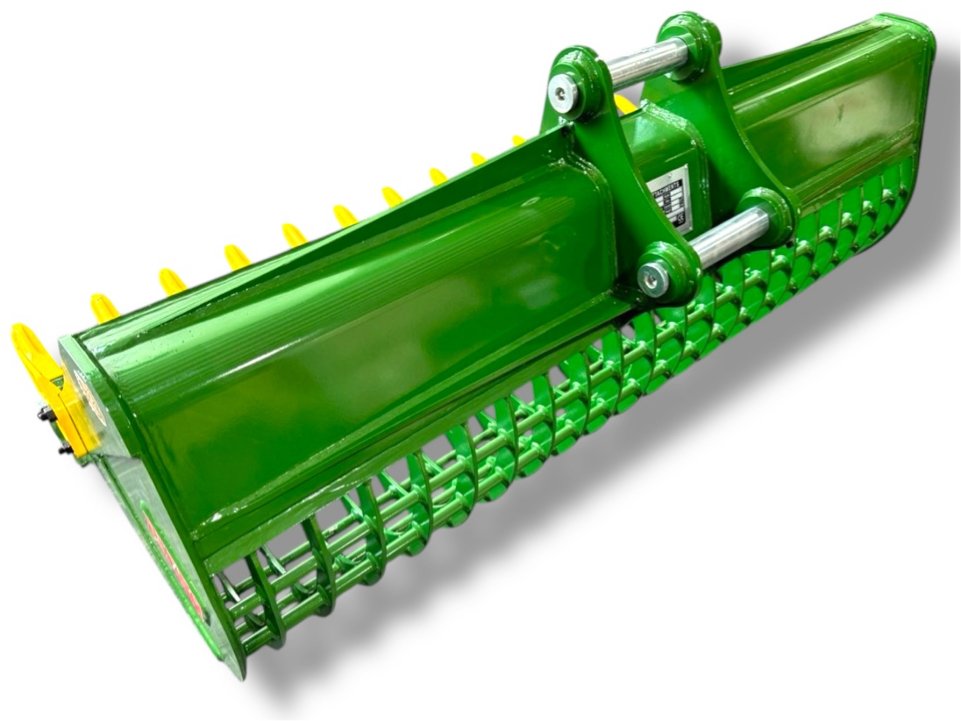 60″ Skeleton Bucket with Teeth for 7 – 10 Tons Excavators. 50mm Pins