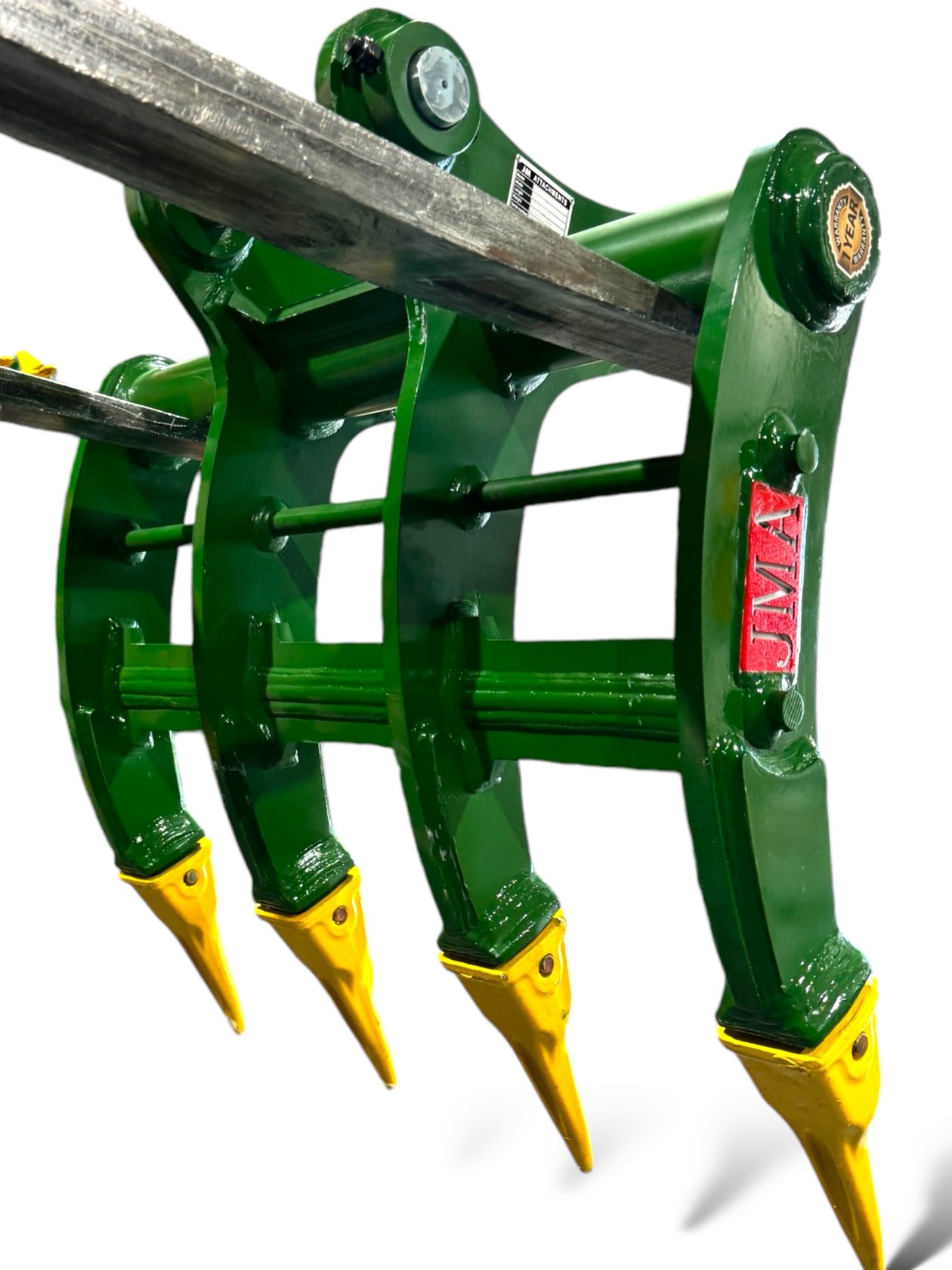40″ Root Rake for 10 – 15 Tons Excavators. 65mm Pins