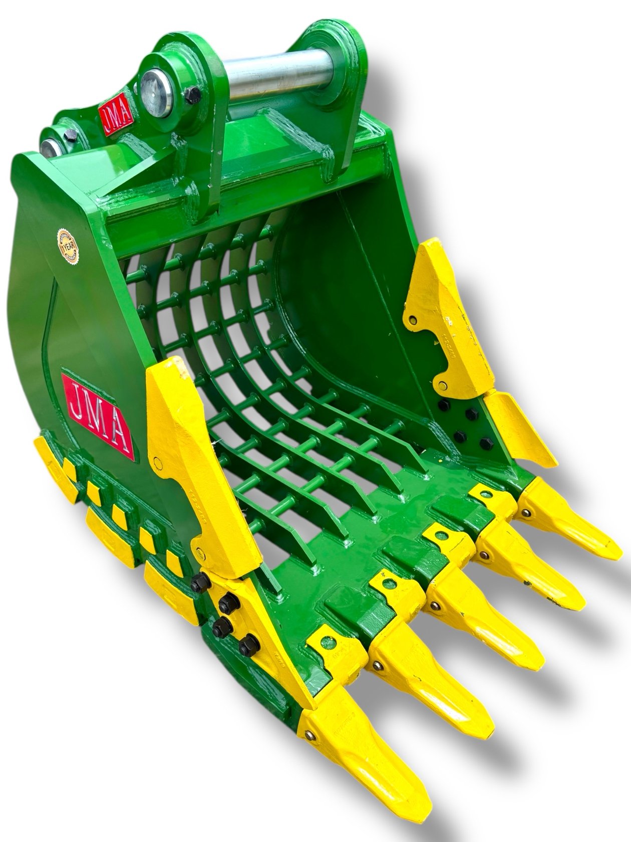 36″ Severe Duty Skeleton Bucket with Teeth for 18 – 25 Tons Excavators. 80mm Pins