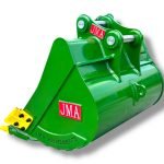 54″ Heavy Duty Digging Bucket for 16 – 18 Tons Excavators. 80mm Pins