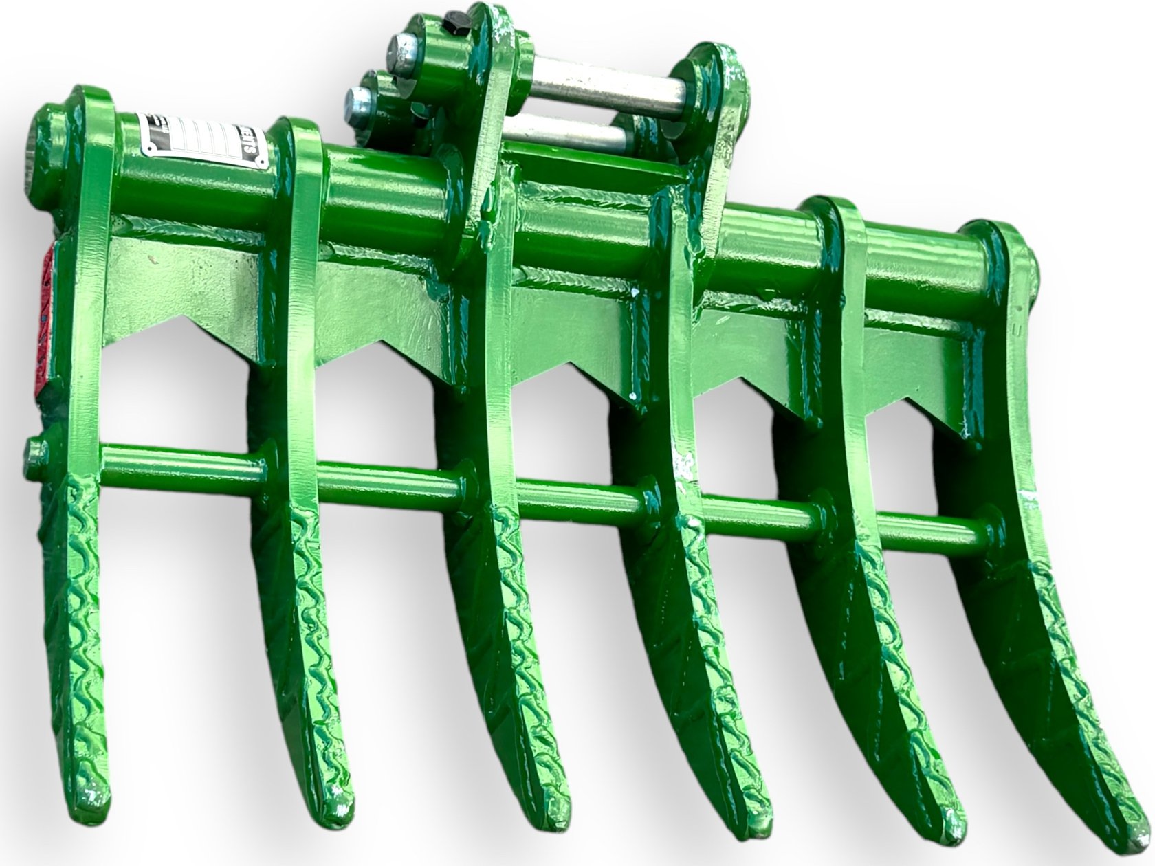 24″ Brush Rake for 0.5 – 1.5 tons Mini Excavators. 25mm Pins