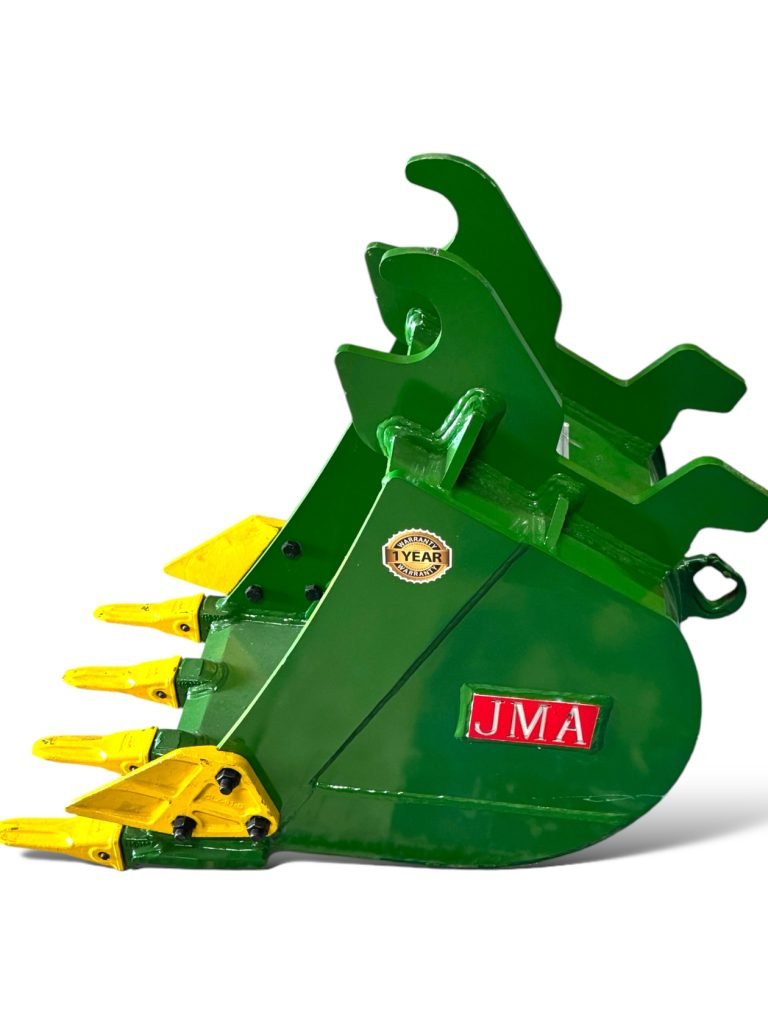 18″ Digging Bucket John Deere Wedge Lock Coupler Style for 4 – 8.5 Tons Mini Excavators