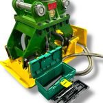 Plate Compactor for 5 – 6.5 Tons Mini Excavator. 45mm Pins