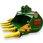24″ Digging Bucket for 0.5 – 1.5 Tons Mini Excavators. 25mm Pins