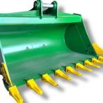 48″ Digging Bucket for 4 – 6.5 Tons Mini Excavators. 45mm Pins
