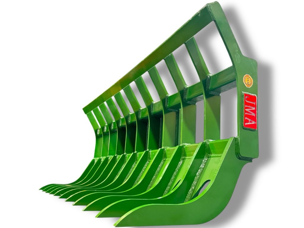 96″ Heavy Duty Loader Root Rake JRB416 for Wheel Loaders