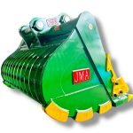 72″ Severe Duty Skeleton Bucket with Teeth for 33 – 55 Tons Excavators. 100mm | 90 mm Pins