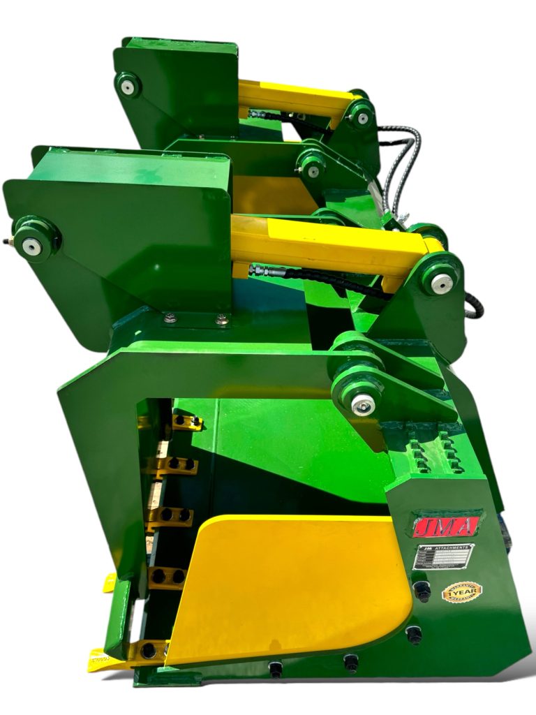 72” Heavy Duty Grapple Bucket With Teeth For Skid Steers