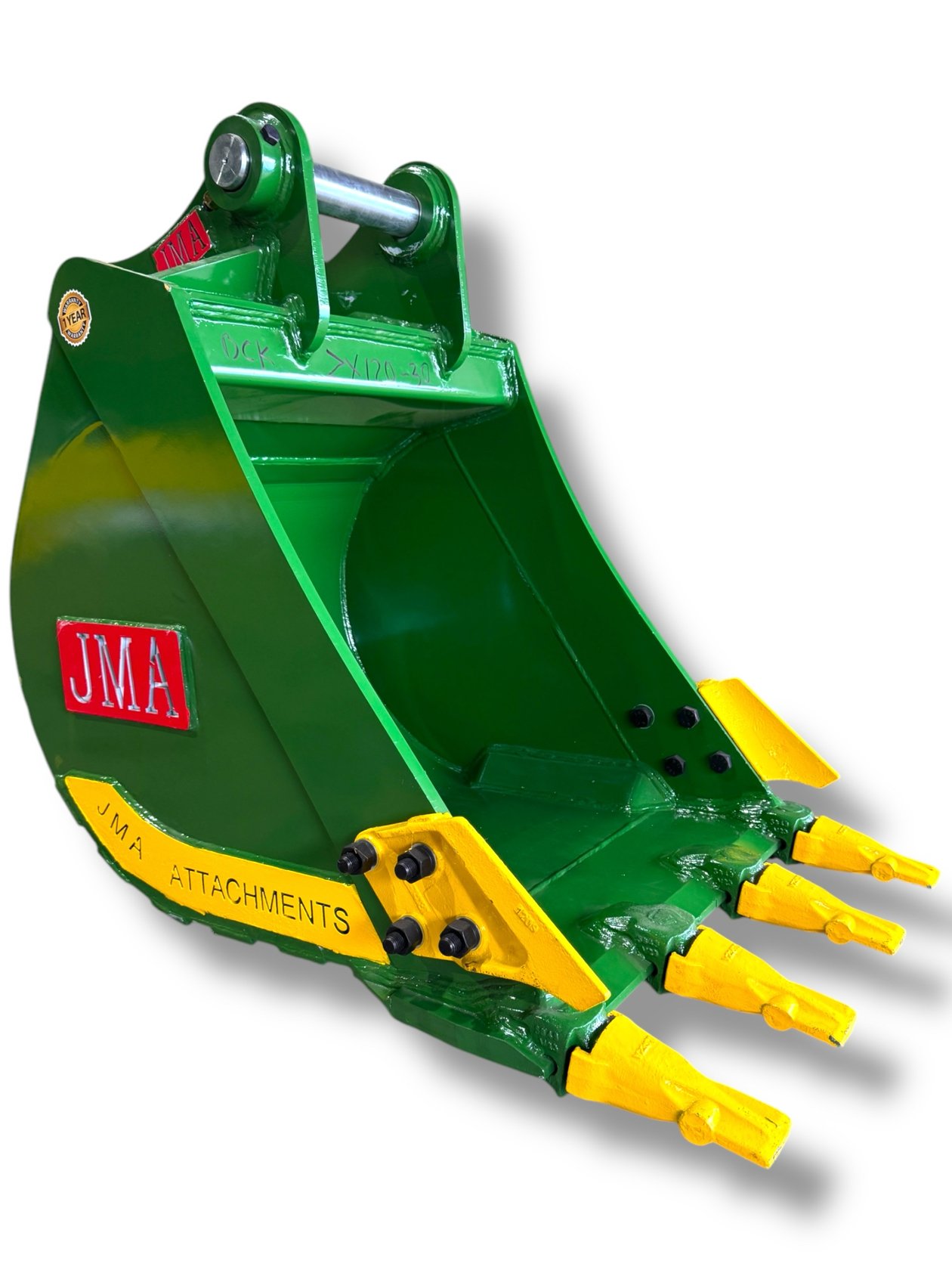 30″ Heavy Duty Digging Bucket for 10 – 15 Tons Excavators. 65mm Pins