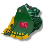 48″ Severe Duty Skeleton Bucket with Teeth for 10 – 15 Tons Excavators. 65mm Pins