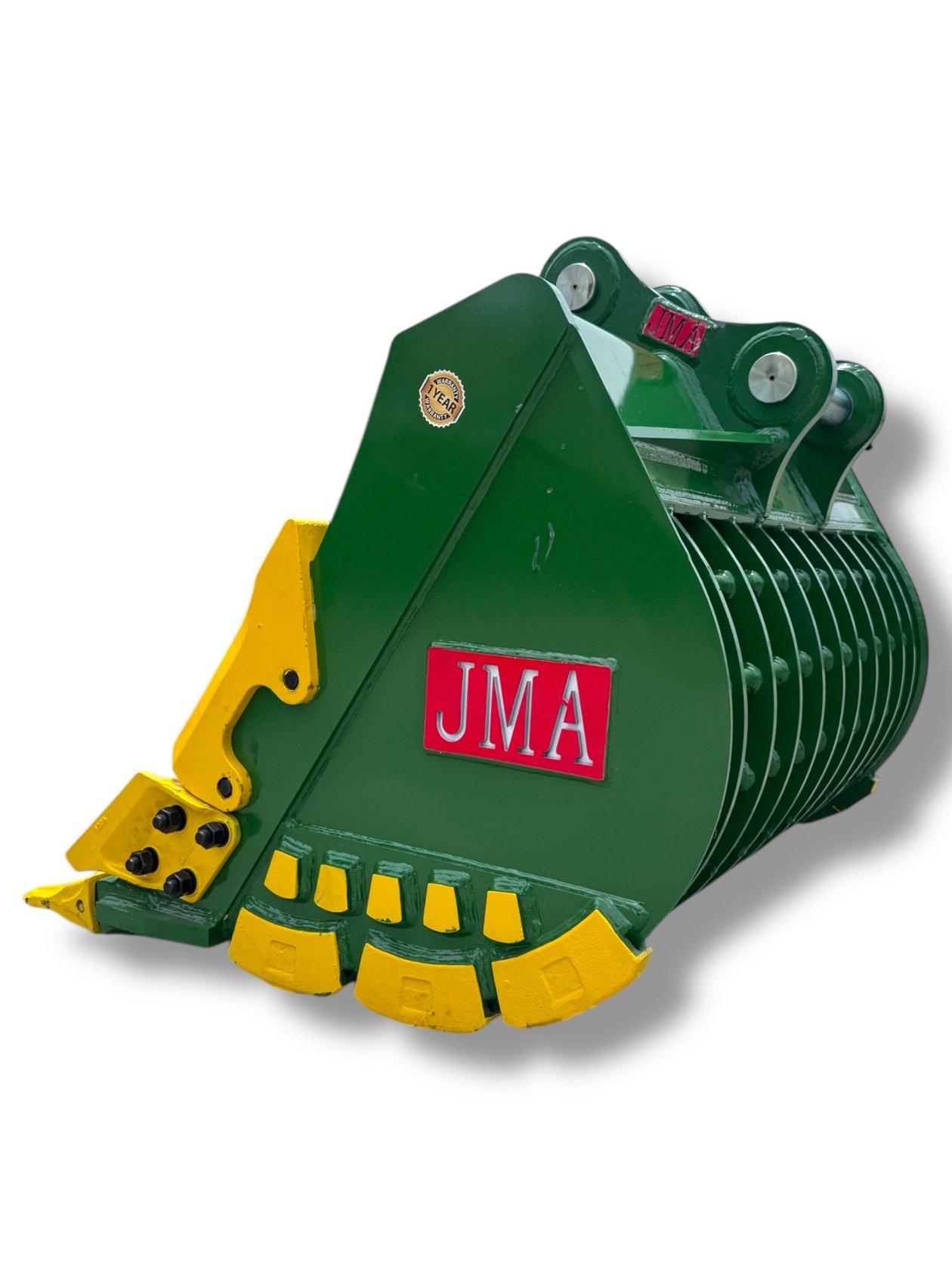 48″ Severe Duty Skeleton Bucket with Teeth for 10 – 15 Tons Excavators. 65mm Pins