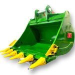 48″ Heavy Duty Digging Bucket for 23 – 36 Tons Excavators. 90mm Pins