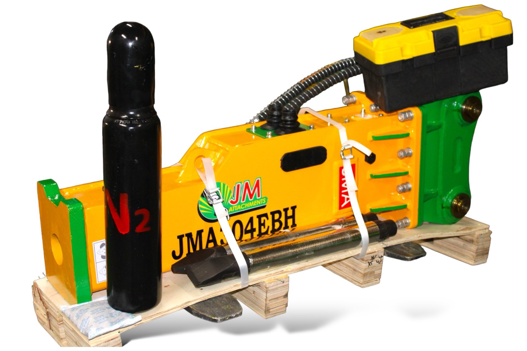 611 Joules Hydraulic Hammer For 2.5 – 4.5 Tons Mini Excavators and Backhoe Loaders. 40mm Pins