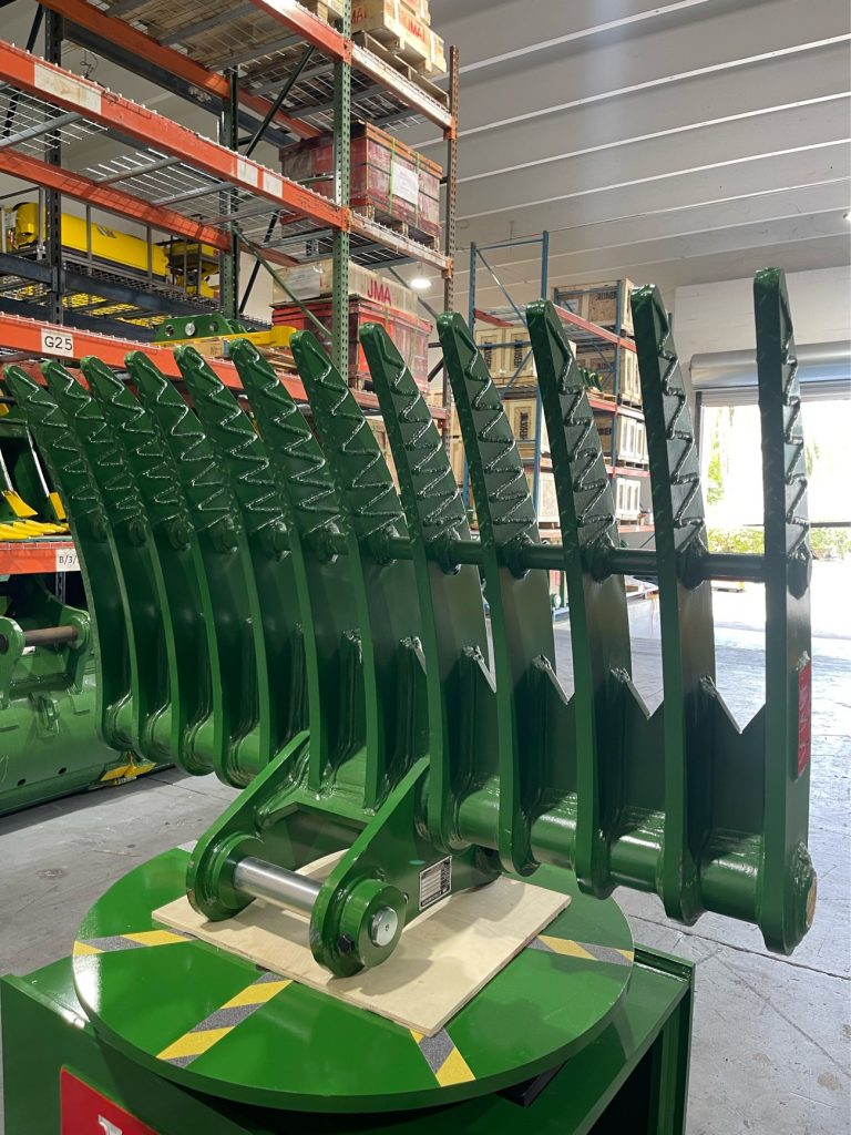 60″ Brush Rake for 11 – 15 tons Excavators. 65mm Pins