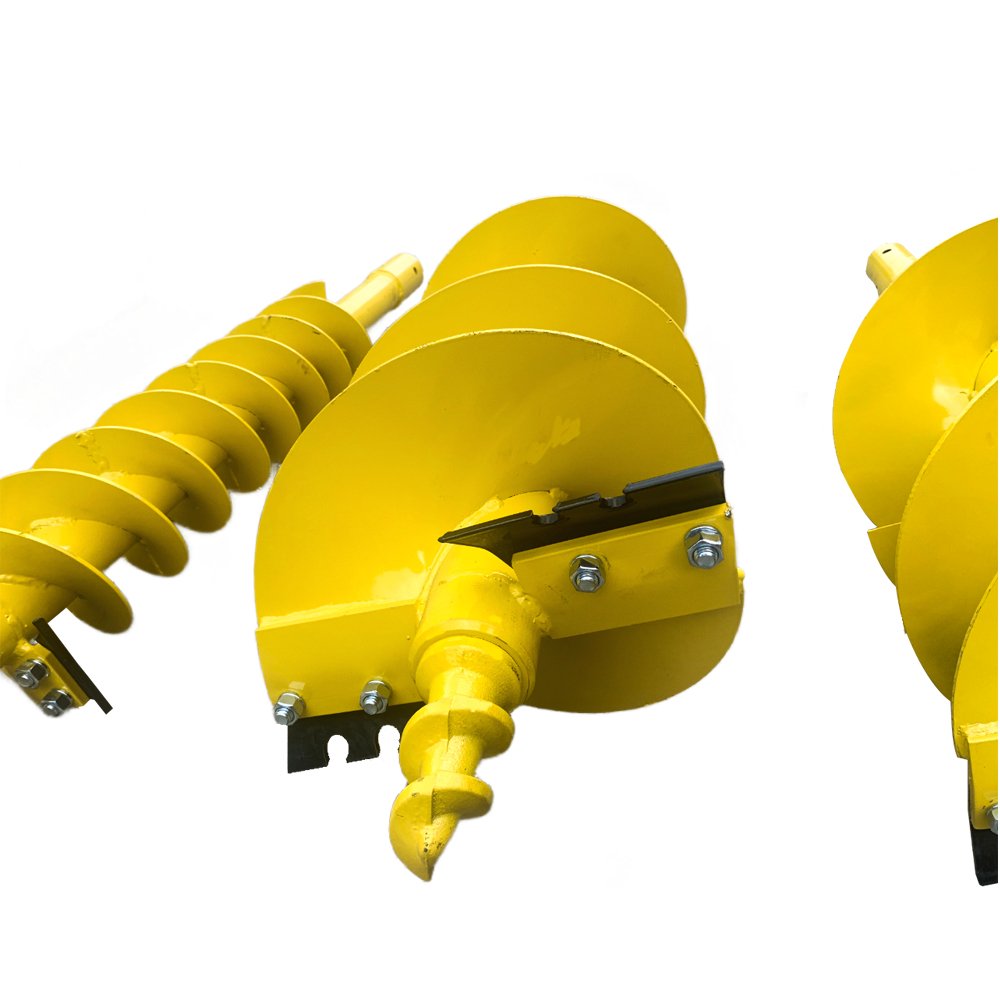 Auger Drive Bundle Includes 6″, 12″, 14″ Sand Bits for Skid Steers