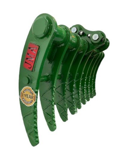35″ Brush Rake for 2 – 3 tons Mini Excavators. 35mm Pins