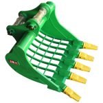 24″ Skeleton Bucket with Teeth for 4 – 5 Tons Mini Excavators. 40mm Pins