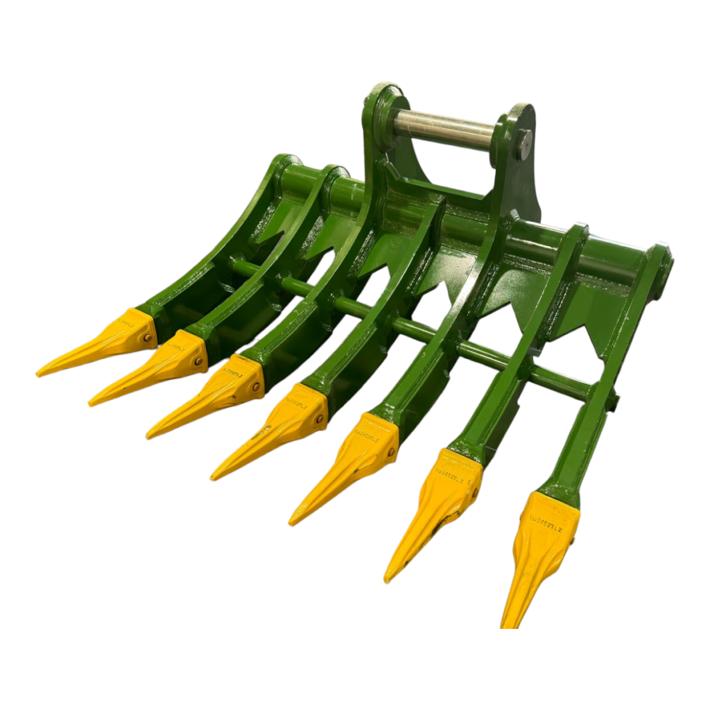 64″ Root Rake for 23 – 36 Tons Excavators. 90mm Pins