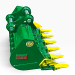 Cat 303 / 303.5 30″ Mini Excavator Skeleton Bucket with Teeth