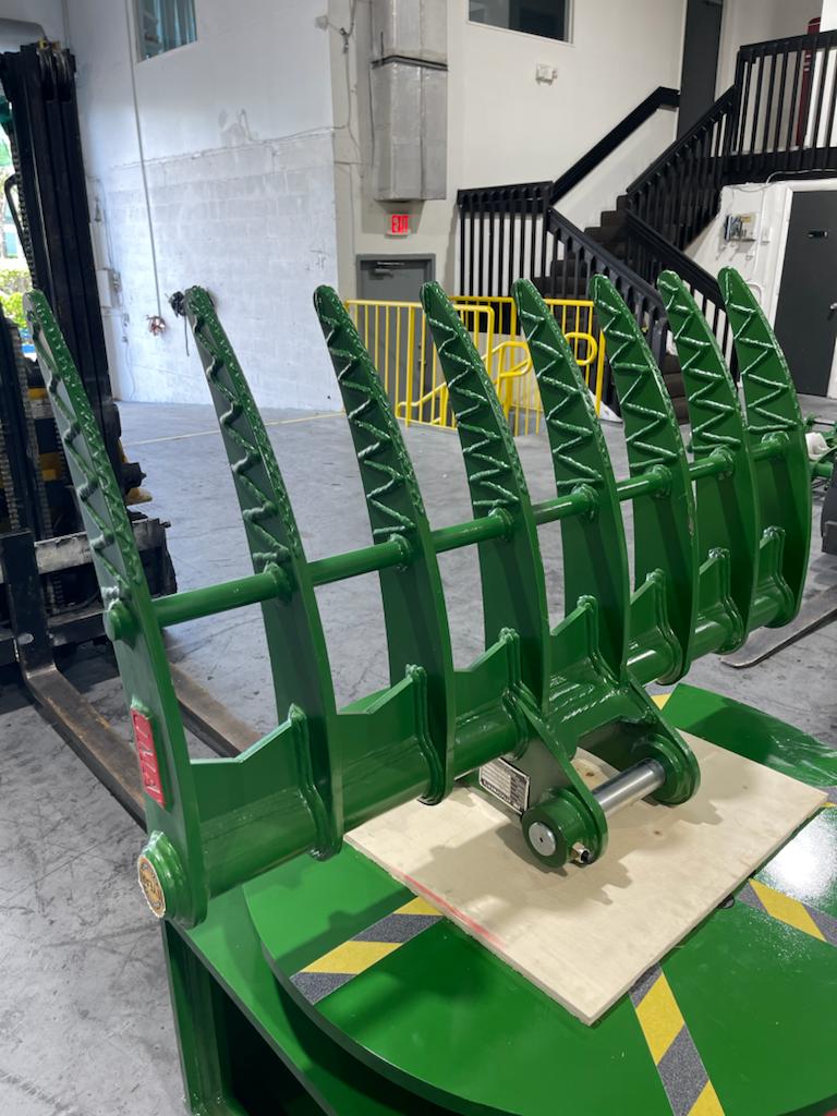 48″ Brush Rake for 5 – 6.5 tons Mini Excavators. 45mm Pins