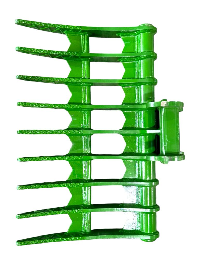 42″ Brush Rake for 3 – 9 Tons Excavators. X-Change Coupler Style