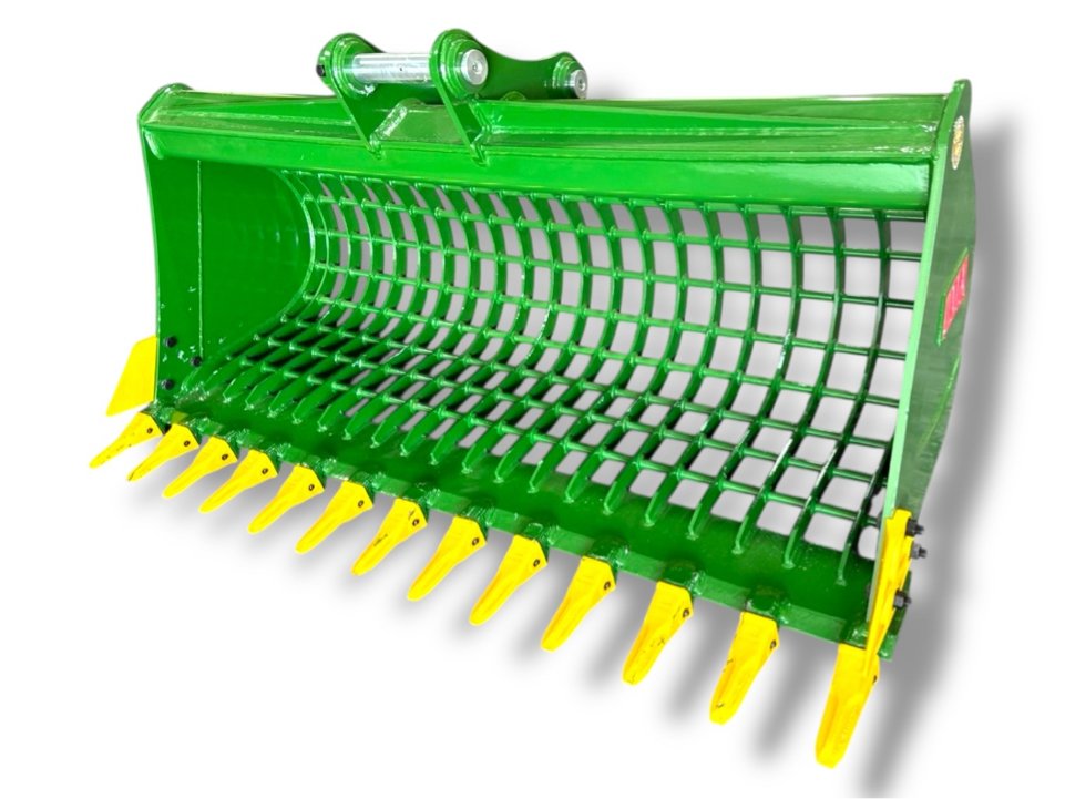 60″ Skeleton Bucket with Teeth for 7 – 10 Tons Excavators. 50mm Pins