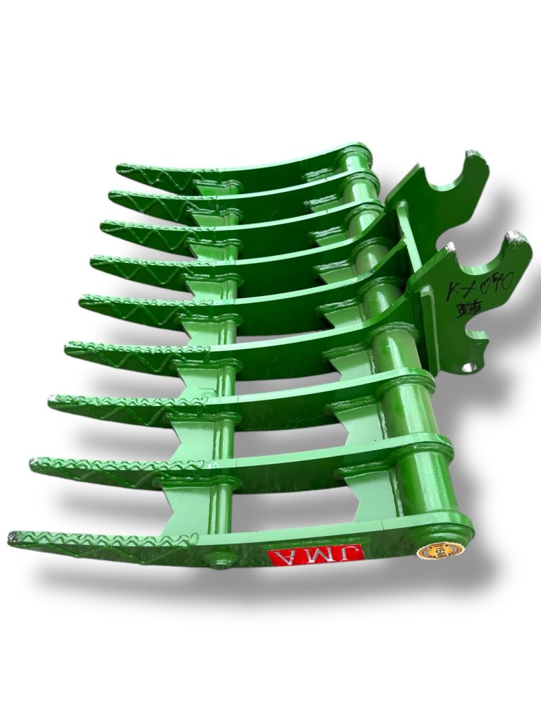 40″ Brush Rake Kubota Wedge Lock Coupler Style for 3 – 4.5 Tons Mini Excavators