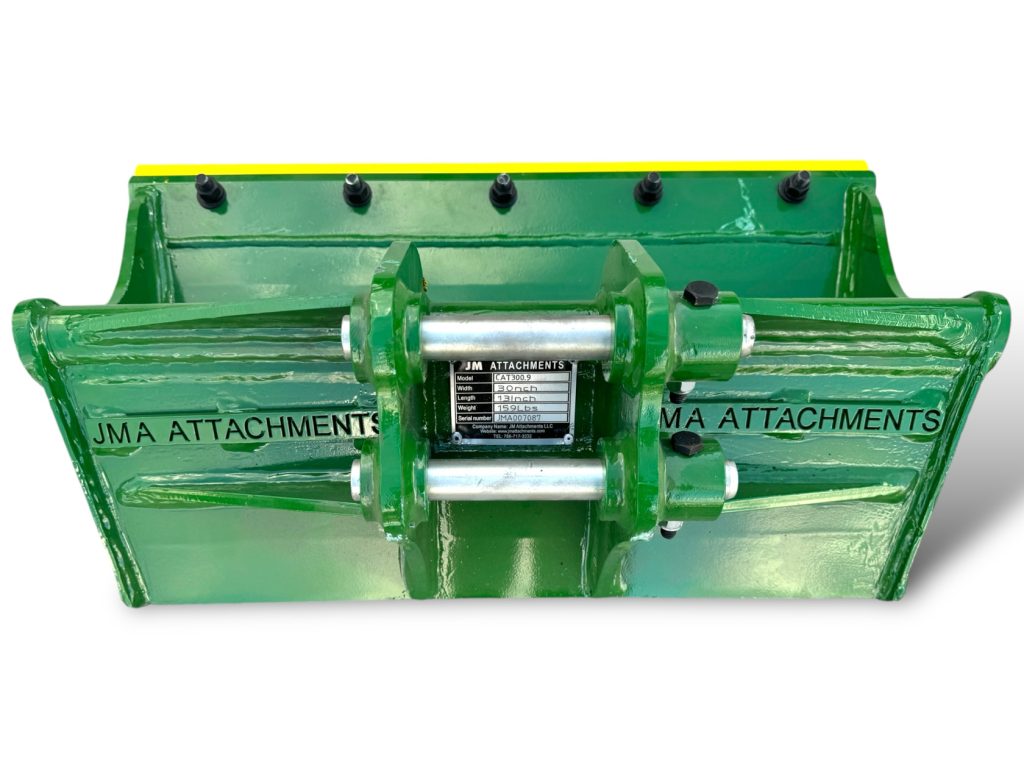 24″ Ditching Bucket for 0.5 – 1.5 Tons Mini Excavators. 25mm Pins