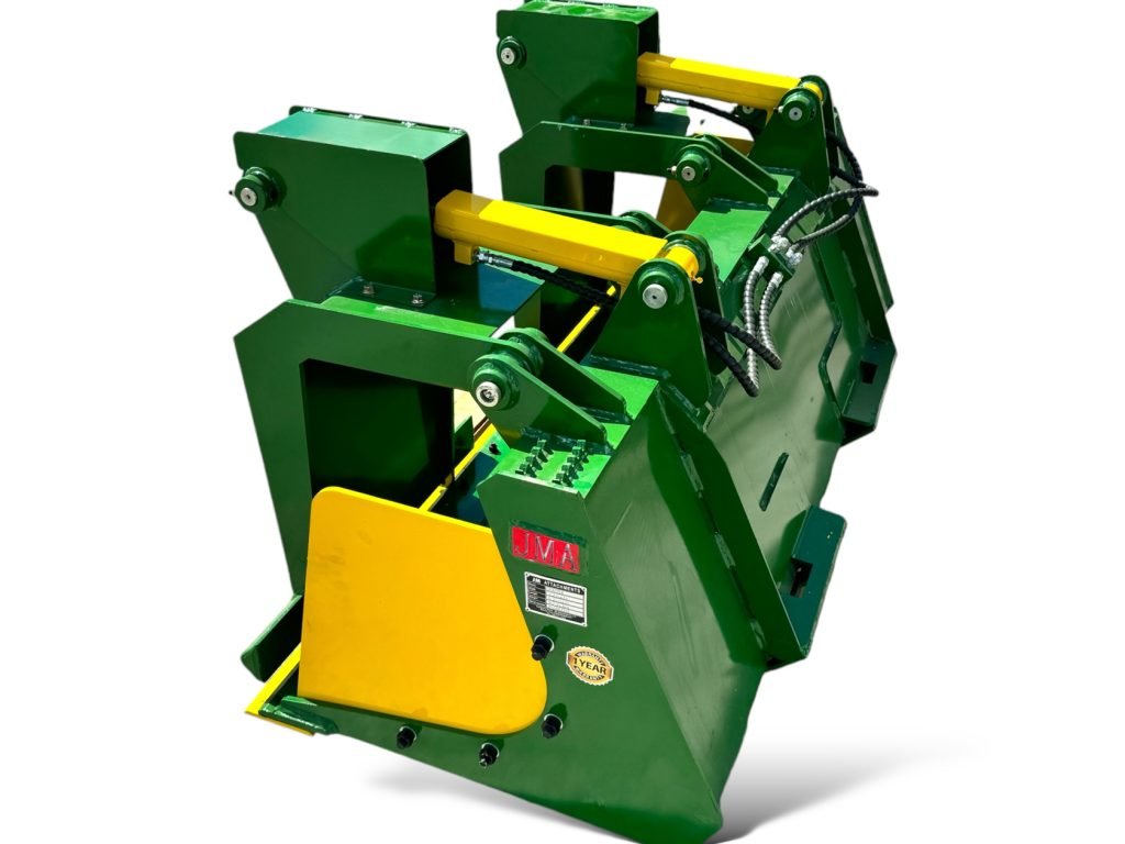 72″ Heavy Duty Grapple Bucket with Reversible Bolt-On Cutting Edge for Skid Steers