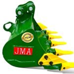 24″ Digging Bucket for 0.5 – 1.5 Tons Mini Excavators. 25mm Pins