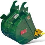 18″ Digging Bucket John Deere Wedge Lock Coupler Style for 4 – 8.5 Tons Mini Excavators