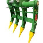 40″ Root Rake for 10 – 15 Tons Excavators. 65mm Pins