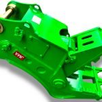 Hydraulic Concrete Pulverizer for 5 – 6.5 Tons Mini Excavator. 45mm Pins