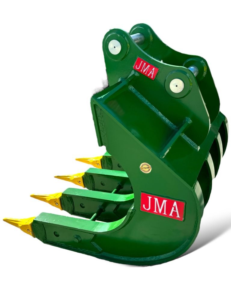 48″ Bucket Rake for 18 – 26 Tons Excavators. 80mm Pins